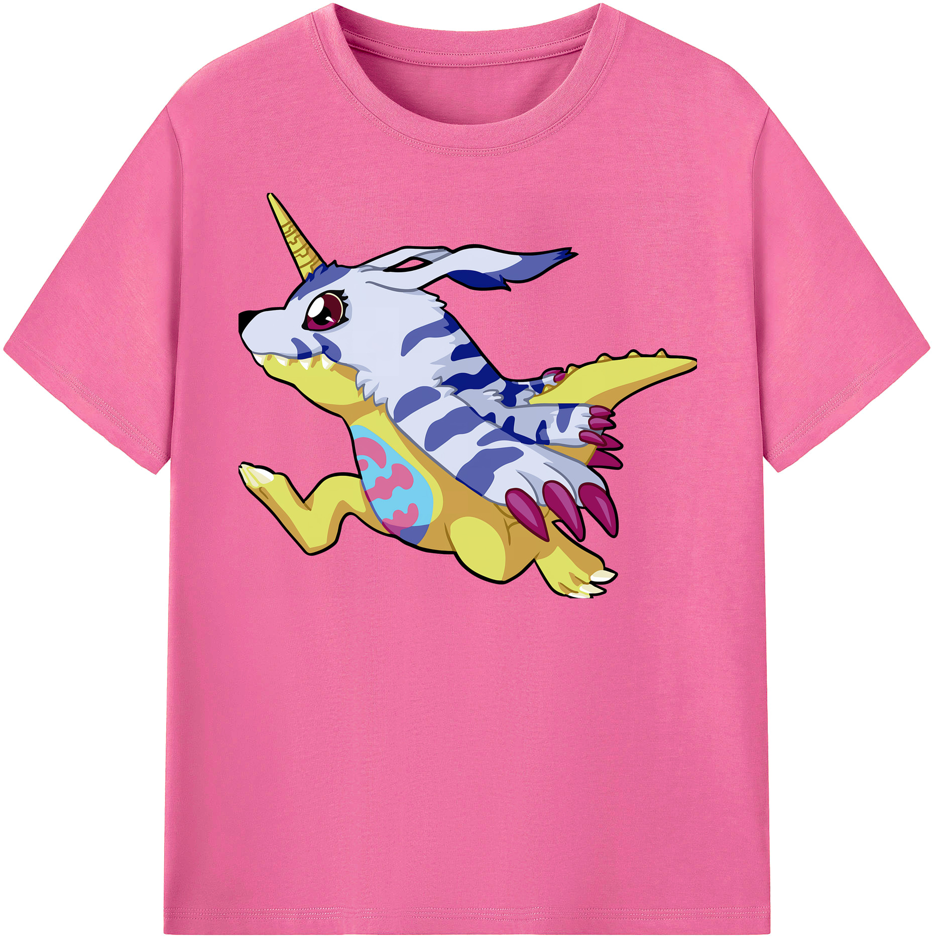 （画像用） Digimon デジタルモンスター/デジモン レディースカジュアルプリントTシャツ（綿100％）